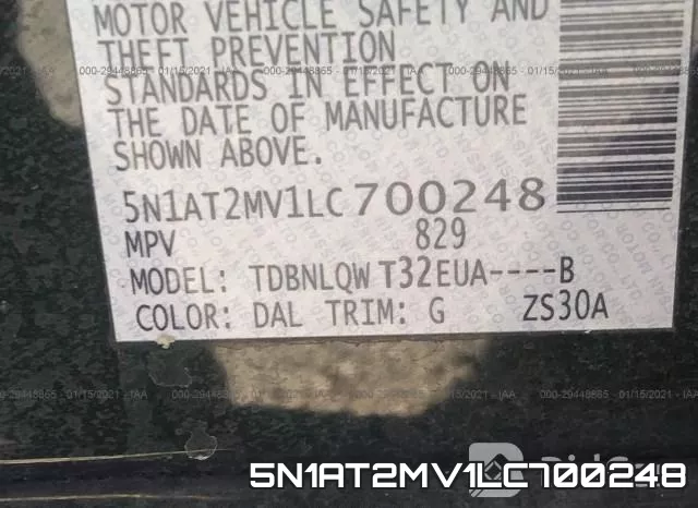5N1AT2MV1LC700248 фото 9
