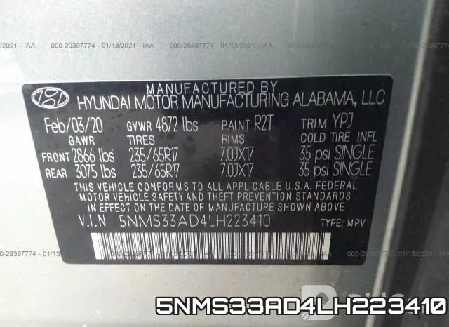 5NMS33AD4LH223410 фото 10
