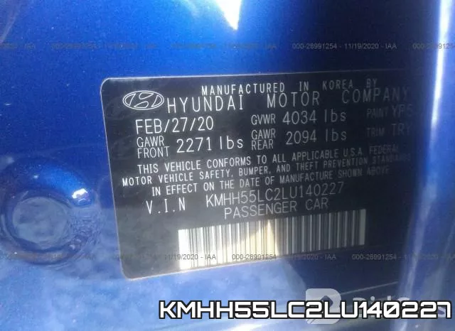 KMHH55LC2LU140227 фото 7