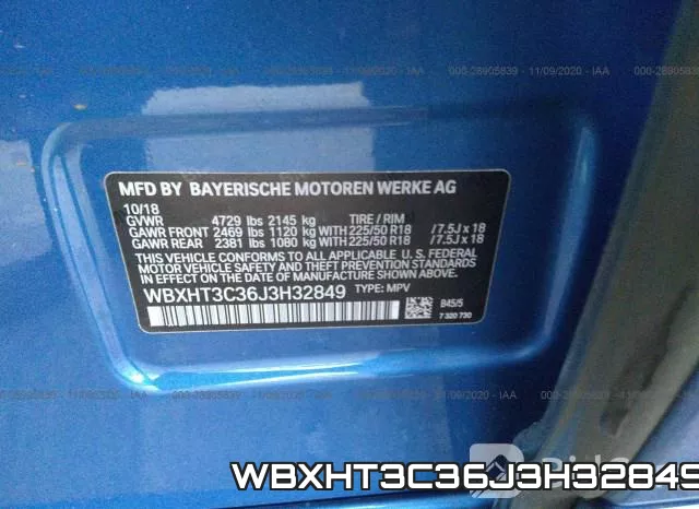 WBXHT3C36J3H32849 фото 9