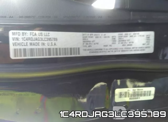 1C4RDJAG3LC395789 фото 10