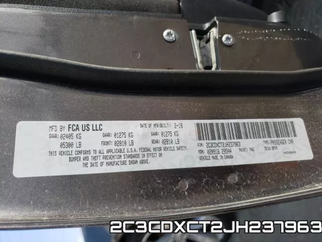2C3CDXCT2JH237963 фото 2