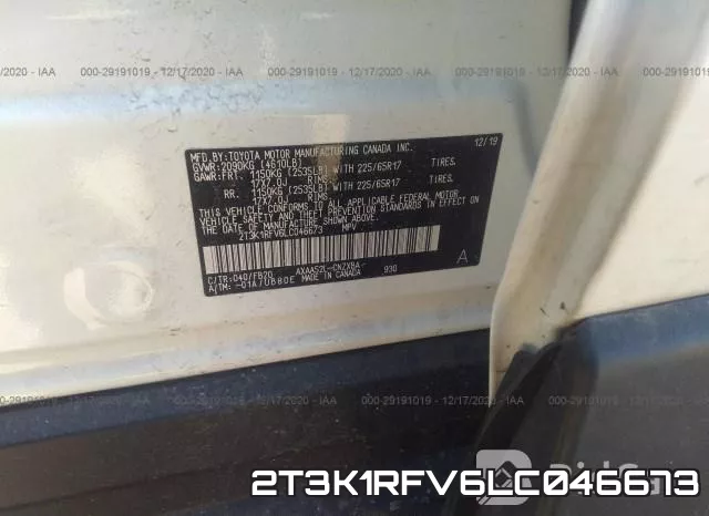 2T3K1RFV6LC046673 фото 9