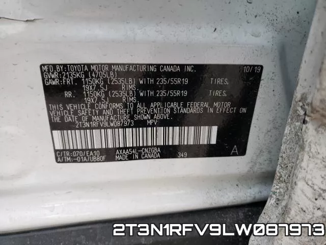 2T3N1RFV9LW087973 фото 2