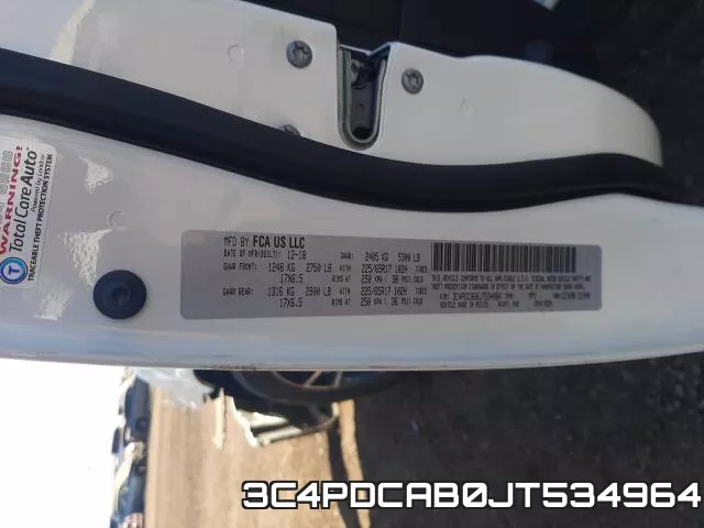 3C4PDCAB0JT534964 фото 2