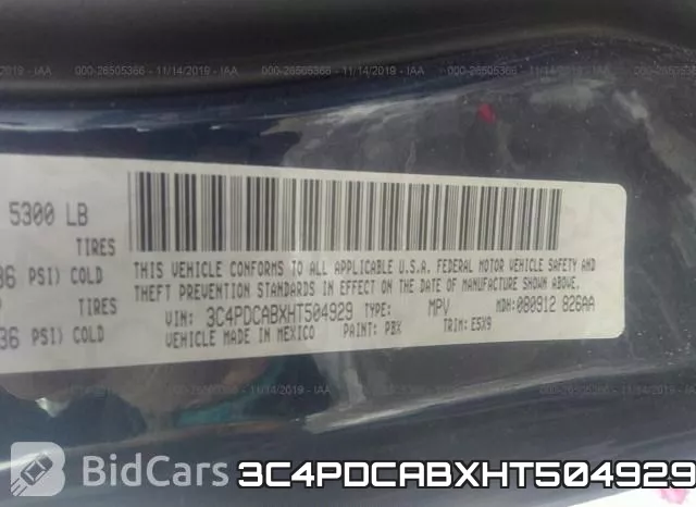 3C4PDCABXHT504929 фото 9