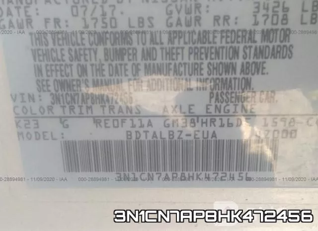 3N1CN7AP8HK472456 фото 10