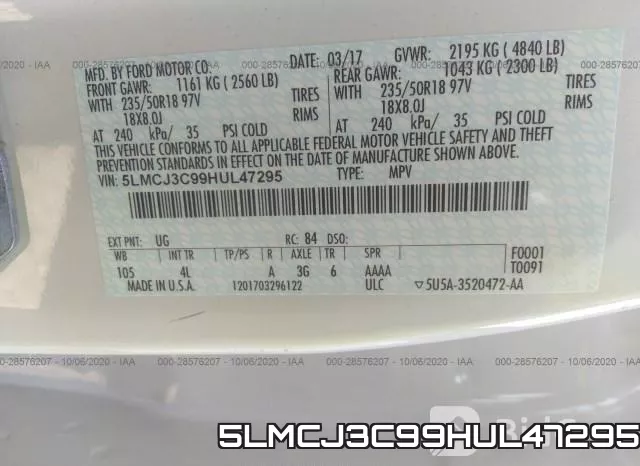 5LMCJ3C99HUL47295 фото 10