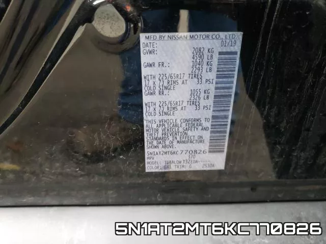 5N1AT2MT6KC770826 фото 2