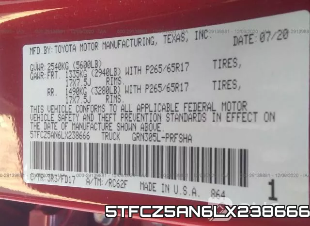 5TFCZ5AN6LX238666 фото 9