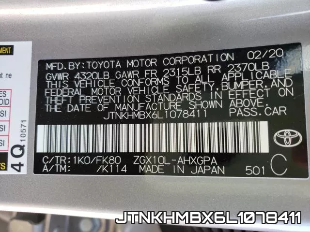JTNKHMBX6L1078411 фото 2