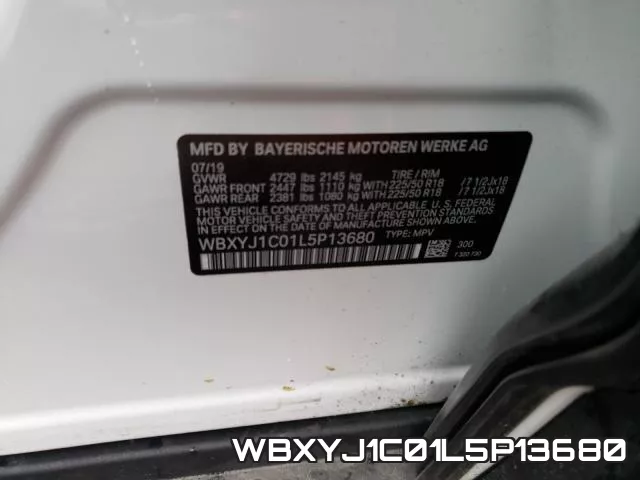 WBXYJ1C01L5P13680 фото 2
