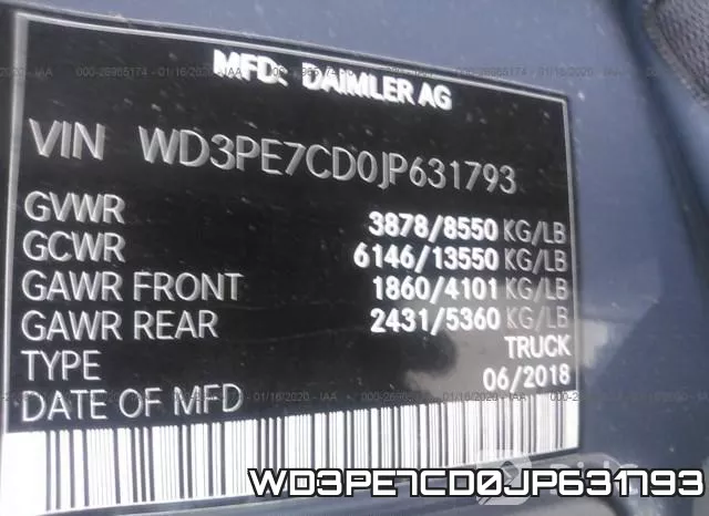WD3PE7CD0JP631793 фото 10