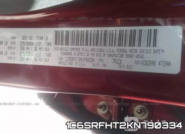 1C6SRFHT2KN790334 фото 10