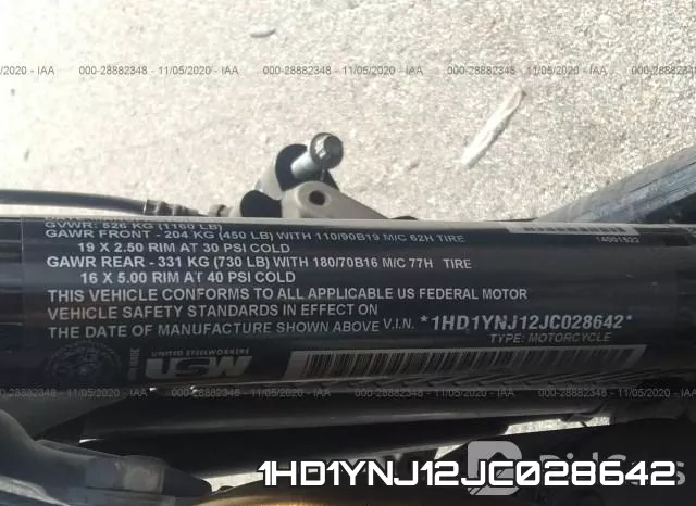 1HD1YNJ12JC028642 фото 2