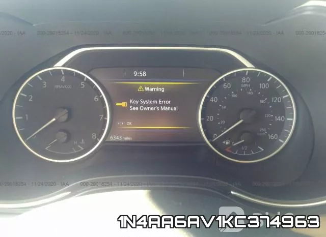 1N4AA6AV1KC374963 фото 6