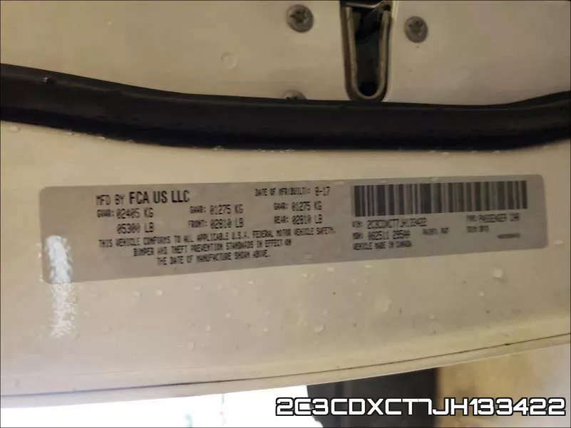 2C3CDXCT7JH133422 фото 2