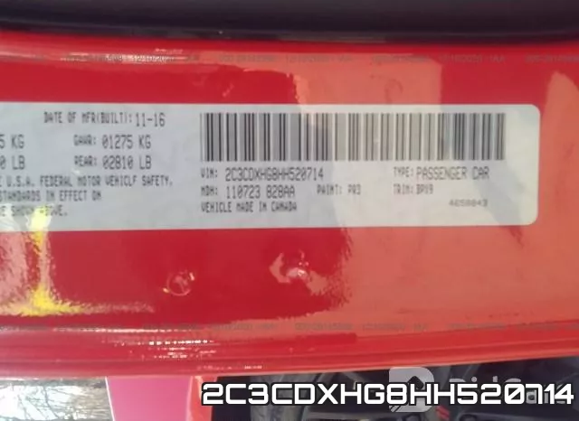 2C3CDXHG8HH520714 фото 10