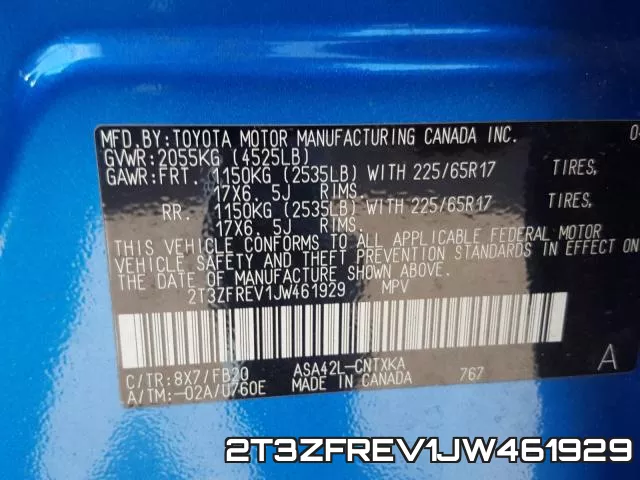 2T3ZFREV1JW461929 фото 2