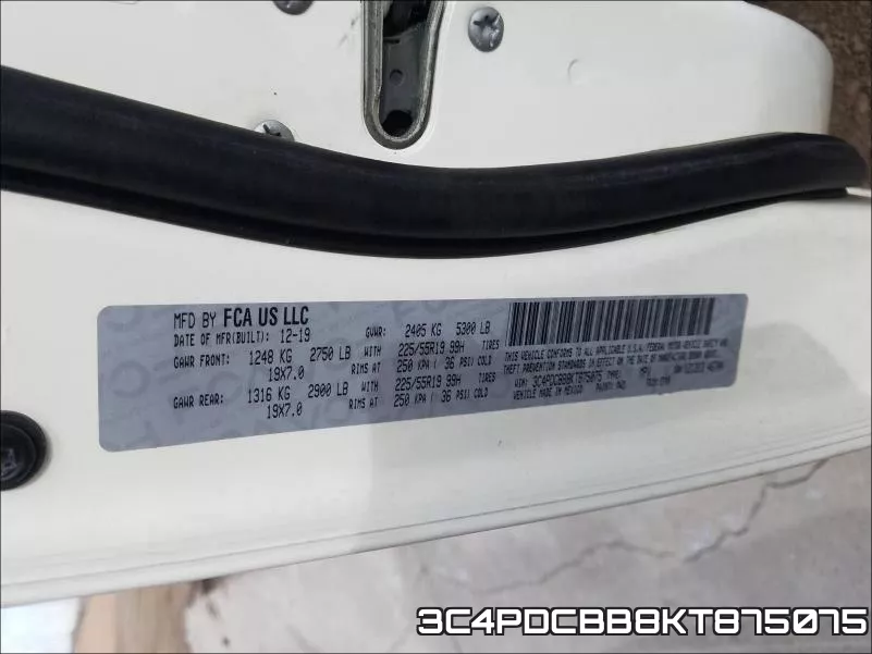 3C4PDCBB8KT875075 фото 2
