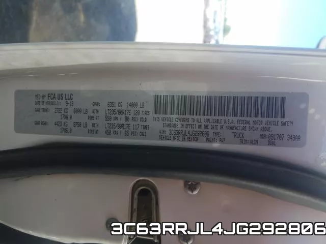 3C63RRJL4JG292806 фото 2