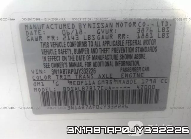 3N1AB7AP0JY332226 фото 9