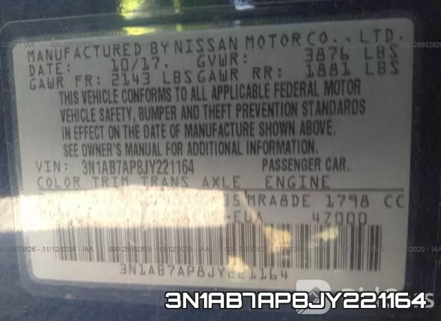 3N1AB7AP8JY221164 фото 9