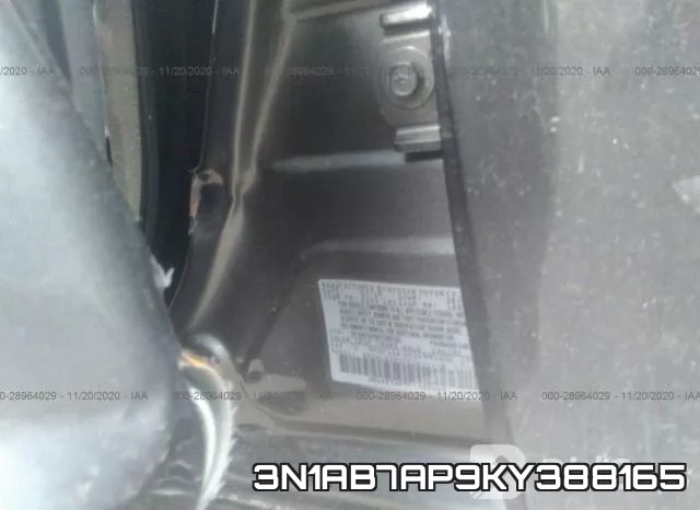 3N1AB7AP9KY388165 фото 9