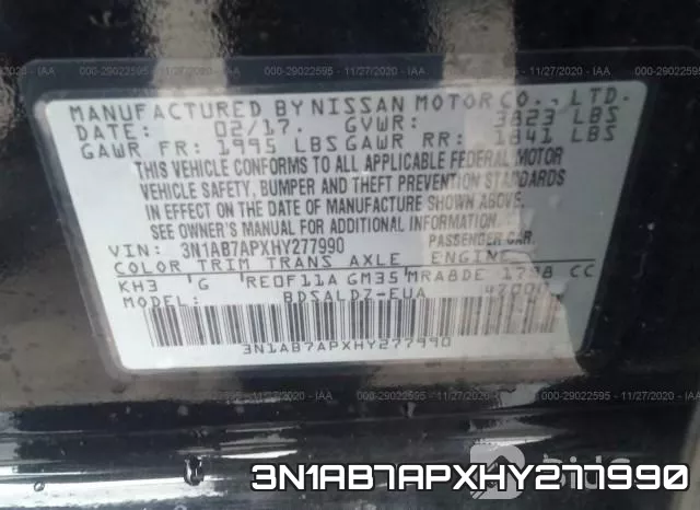3N1AB7APXHY277990 фото 7