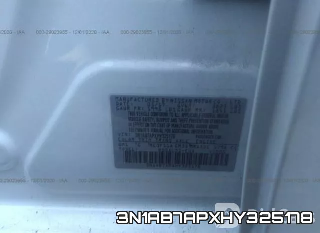 3N1AB7APXHY325178 фото 7