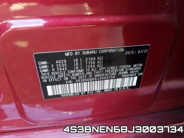 4S3BNEN68J3003734 фото 2