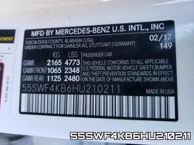 55SWF4KB6HU210211 фото 2