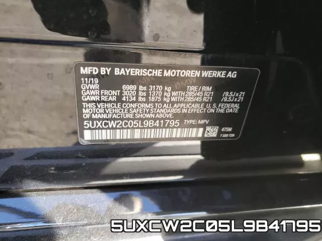 5UXCW2C05L9B41795 фото 2