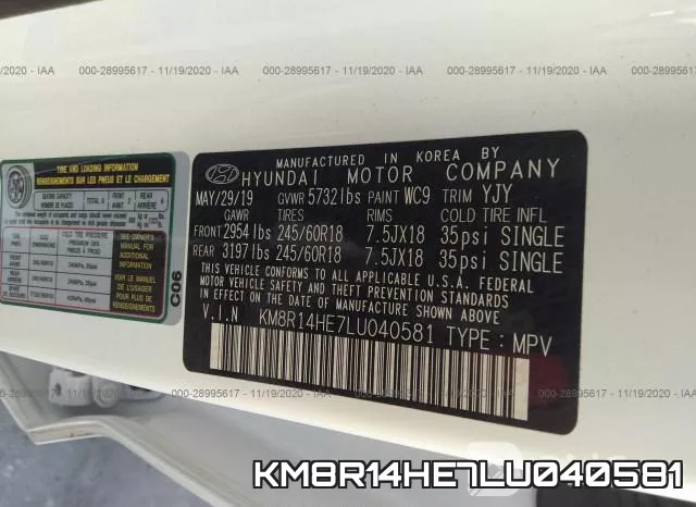 KM8R14HE7LU040581 фото 9