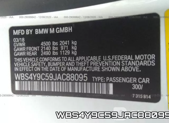 WBS4Y9C59JAC88095 фото 10