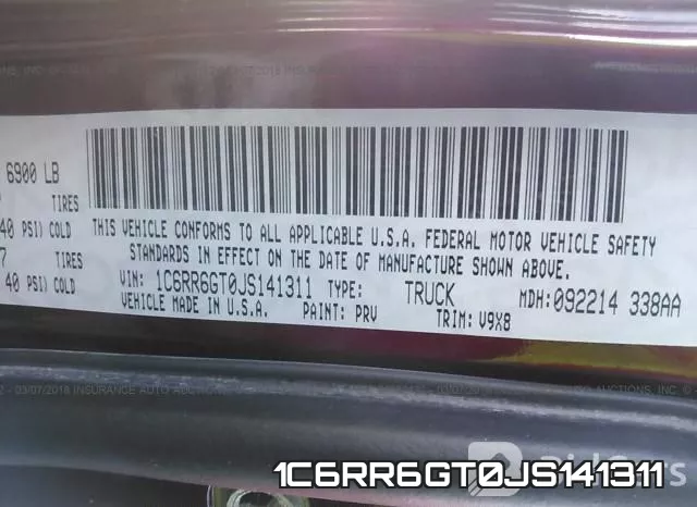 1C6RR6GT0JS141311 фото 10