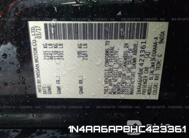 1N4AA6AP8HC423361 фото 9