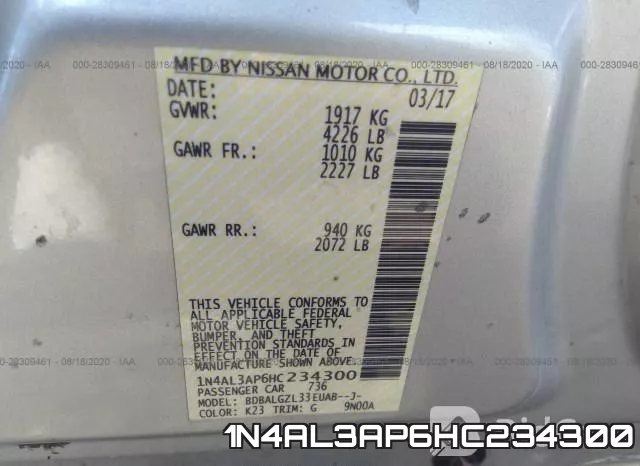 1N4AL3AP6HC234300 фото 8