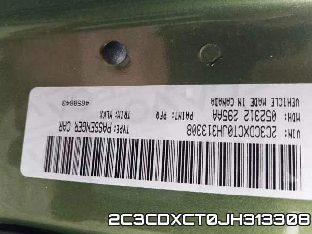 2C3CDXCT0JH313308 фото 2
