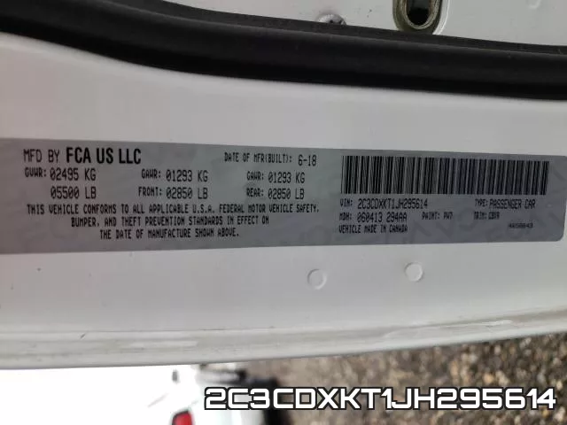 2C3CDXKT1JH295614 фото 2