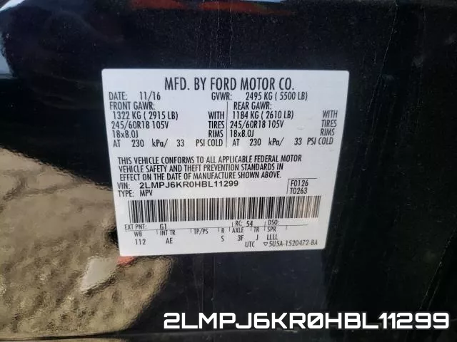 2LMPJ6KR0HBL11299 фото 2