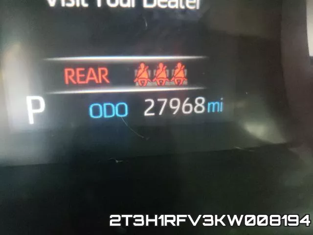 2T3H1RFV3KW008194 фото 8