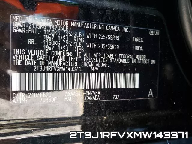 2T3J1RFVXMW143371 фото 2