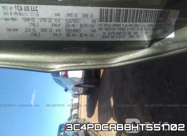 3C4PDCAB8HT551702 фото 10