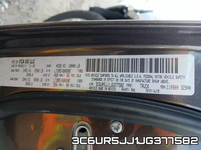3C6UR5JJ1JG377582 фото 2