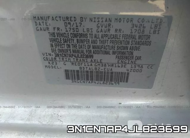 3N1CN7AP4JL823699 фото 10