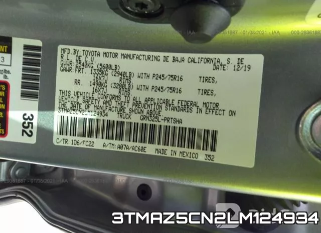 3TMAZ5CN2LM124934 фото 10