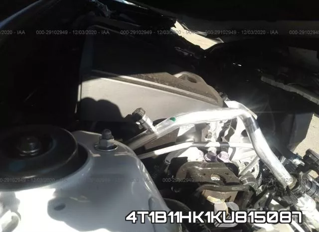 4T1B11HK1KU815087 фото 2