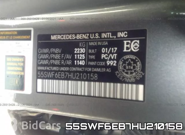 55SWF6EB7HU210158 фото 9