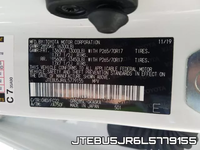 JTEBU5JR6L5779155 фото 2